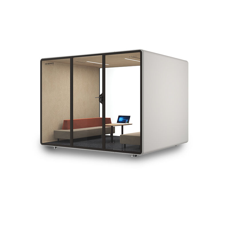 The smart and Soundproof booth for 8 people-Cyspace S series