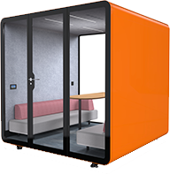 The smart and soundproof meeting pod for 1-4 people