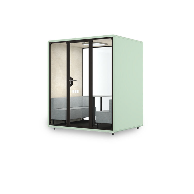 The smart and Soundproof booth for 4 people-Cyspace X series