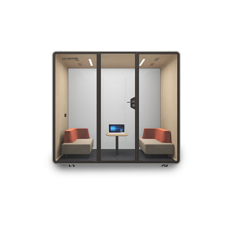 The smart and Soundproof booth for 6 people-Cyspace S series