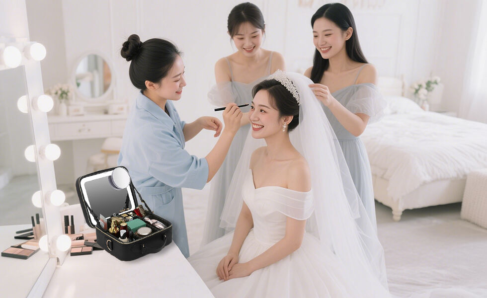 International beauty Group × professional makeup artist tour set storage case