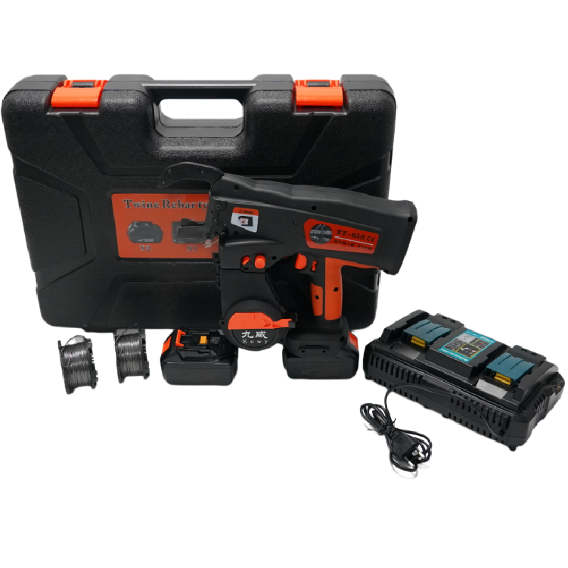 Get the job done quickly and easily with the Max rebar gun.