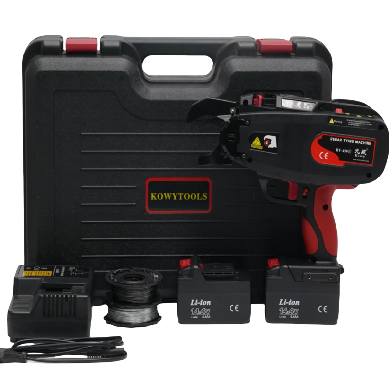 Stay a few steps ahead with our top-of-the-line battery-powered rebar tying tool: