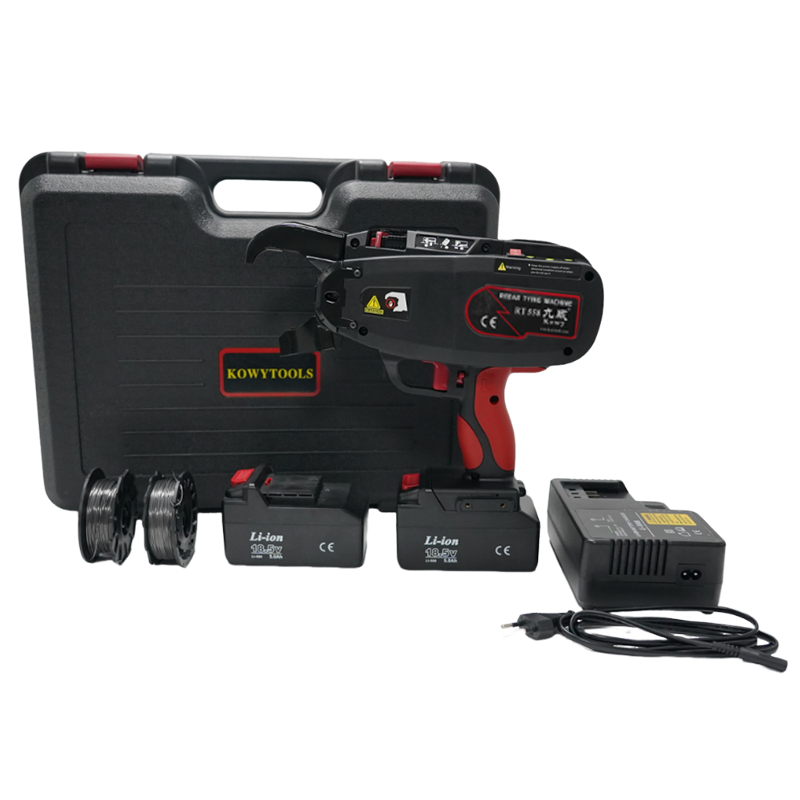 Easy to use cordless rebar tier with ergonomic design for increased productivity