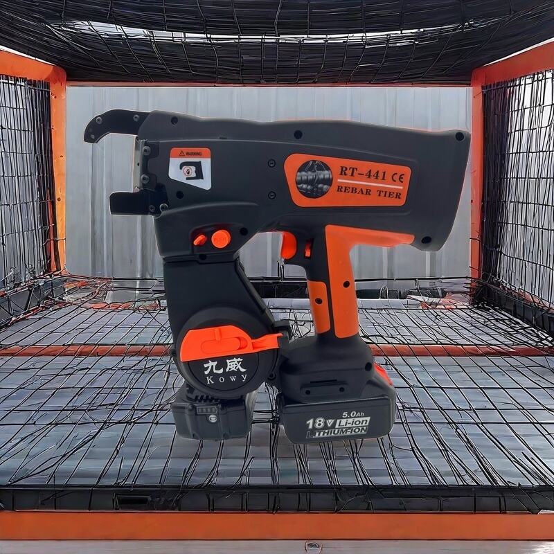 Łatwy w użyciu elektryczny wiązak zbrojenia do szybkiego i precyzyjnego wiązania prętów zbrojeniowych