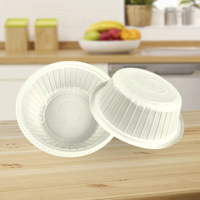 Hochwertige, FDA-konforme Kunststoff-Rundbehälter zum Mitnehmen – glatte Kanten, auslaufsichere, mikrowellengeeignete Behälter