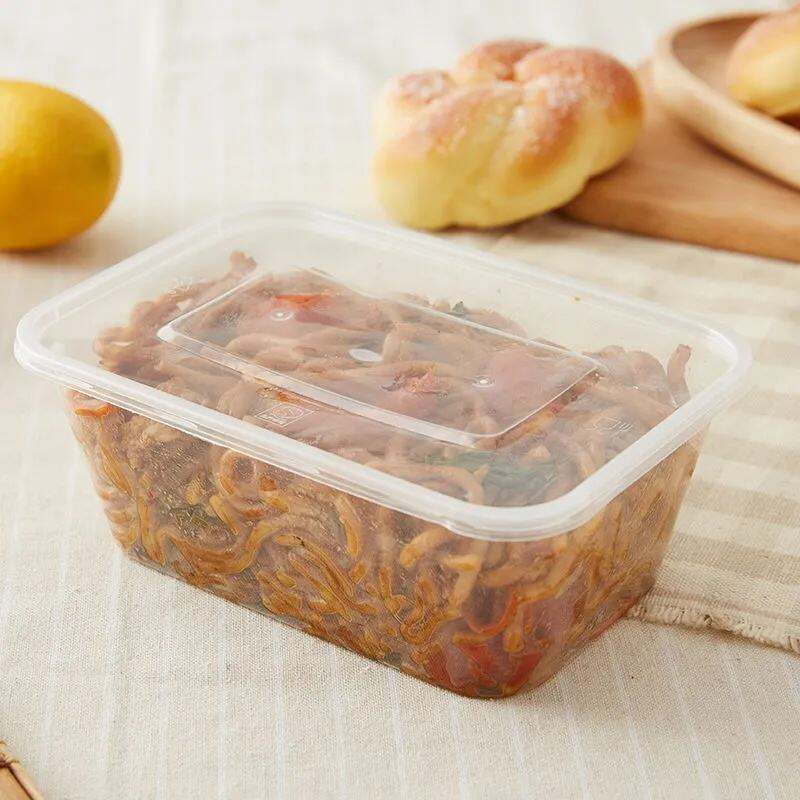Pro-Grade FDA-Compliant Plastic Round Takeaway Bowls - Transparent Leakproof Microwave-Safe Food Containers