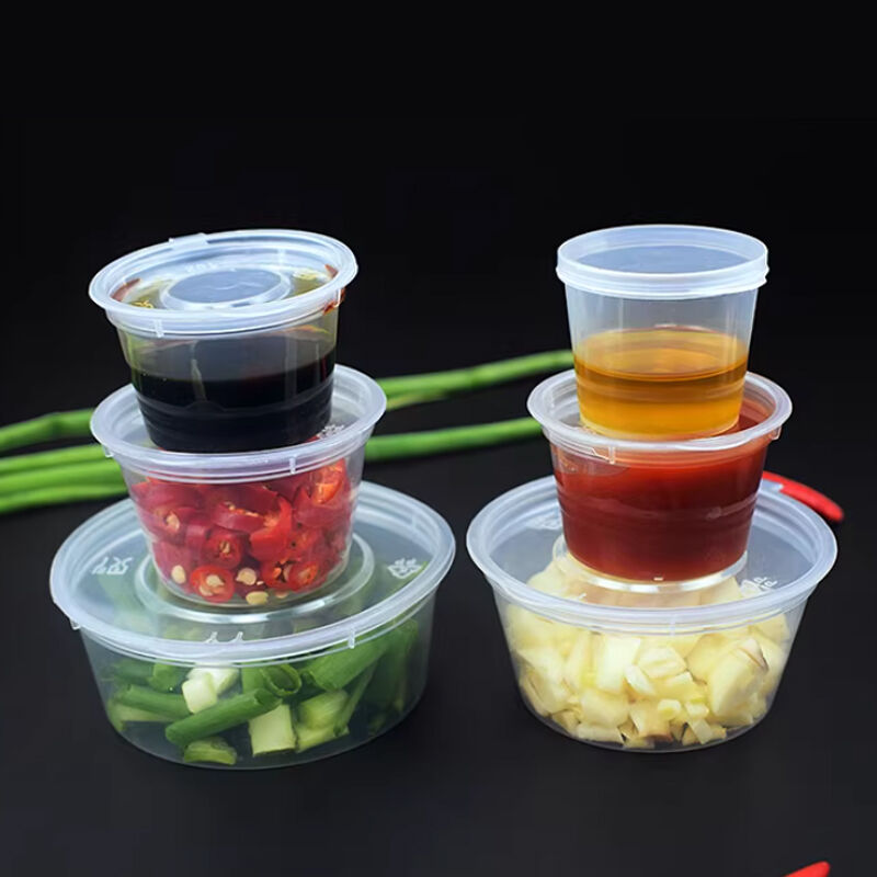 Where to Buy Affordable Sauce Cups with Hinged Lids in Bulk