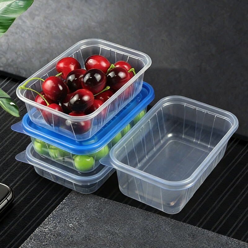 OEM Manufacturer Disposable Transparent Rectangular PP Plastic Takeaway Food Containers Wholesale