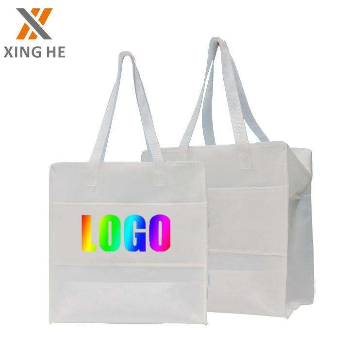 Bulk Eco Laminated Non Woven Tote Bag for Retail Packaging