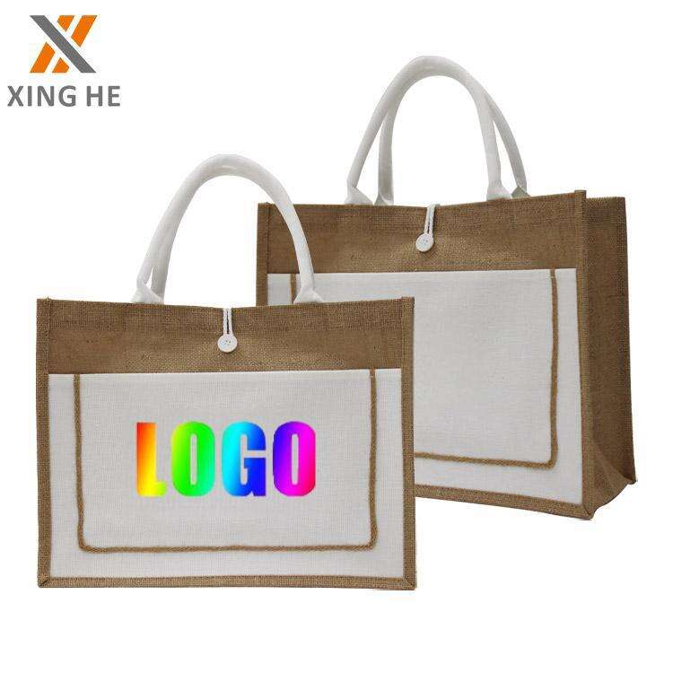 Wholesale Foldable Jute Bag for Daily Shopping Needs