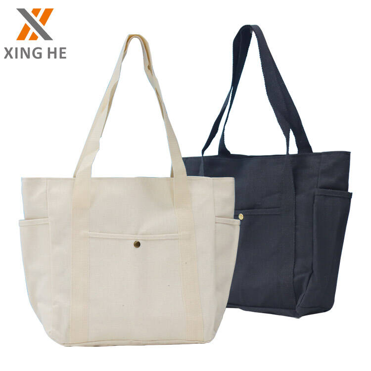 Bulk Eco Cotton Shopping Bag for Trade Show Promotions