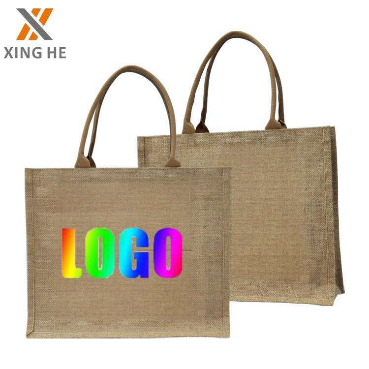 Custom Recyclable Burlap Bag for Promotional Giveaways