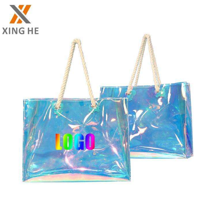 Wholesale Stylish PVC Laser Bag for Shopping and Travel
