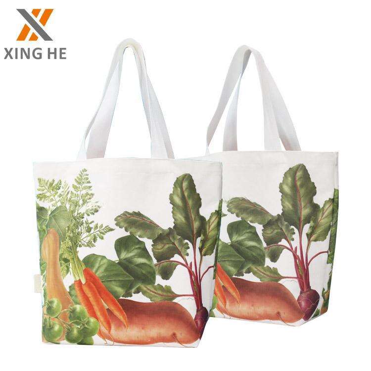Custom Organic Cotton Tote Shopping Bag for Branding