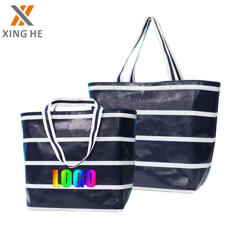 Bulk Sustainable Custom PVC Cotton Bag for Promotional Use