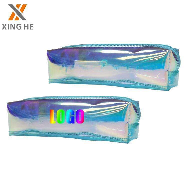 Custom Portable PVC Laser Cosmetic Bag for Travel and Retail