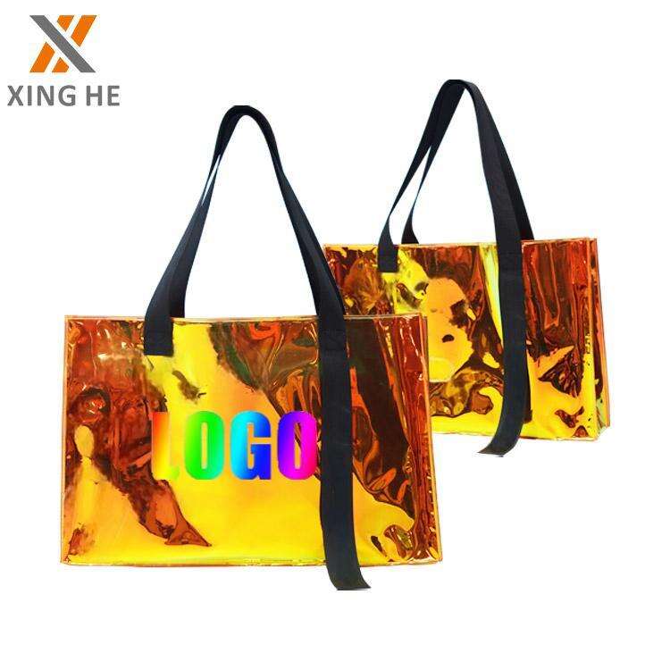 Custom Trendy Holographic PVC Bag for Retail and Gift