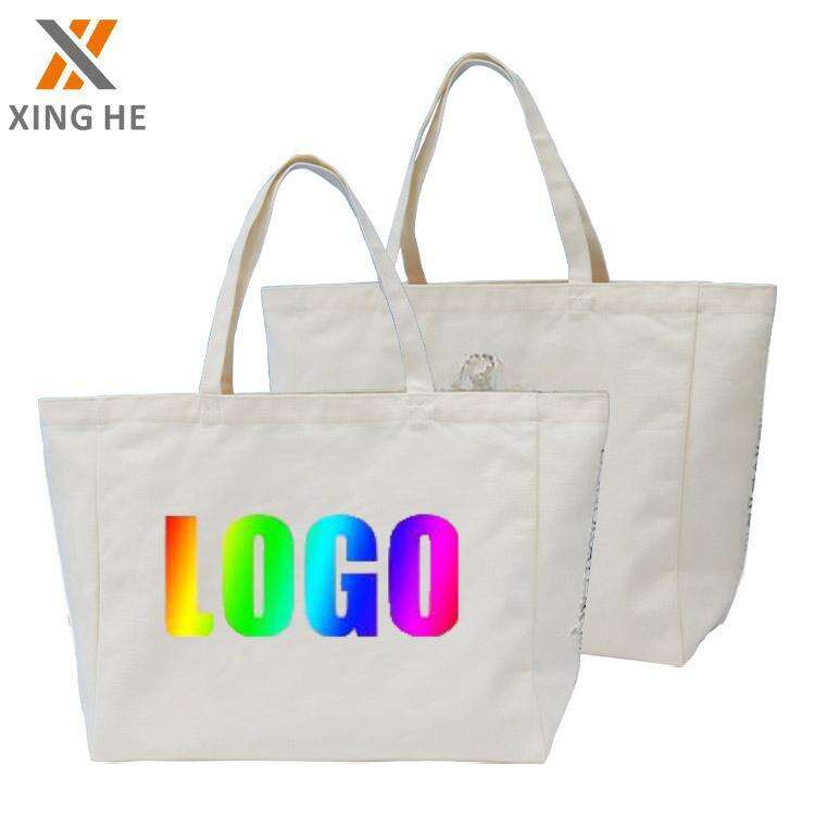 Wholesale Fashion Cotton Canvas Tote Bag For Shopping