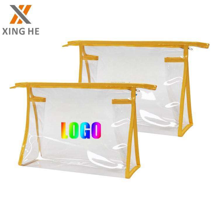 Custom Waterproof Cosmetic Bag with Handle for Travel