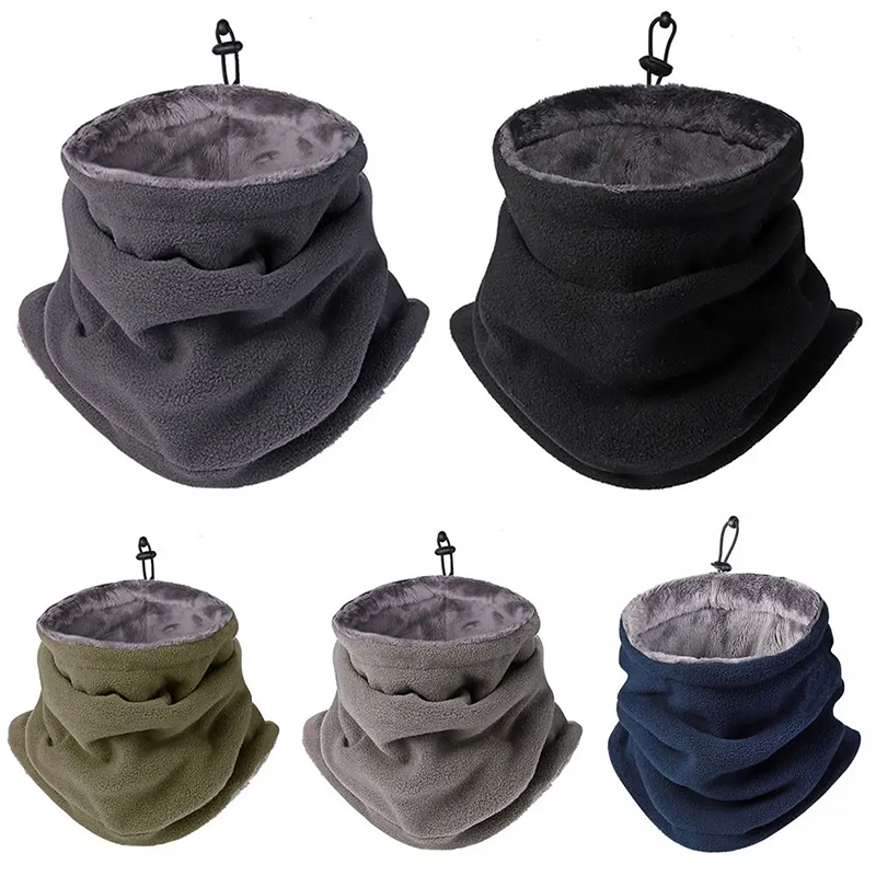 Plain Color Polar Fleece Neck Warmer For Warmth