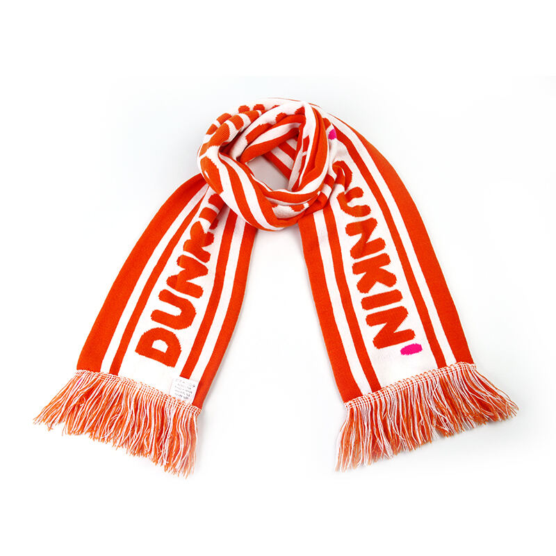 Winter Circle Jacquard Knitted Scarf For Gift