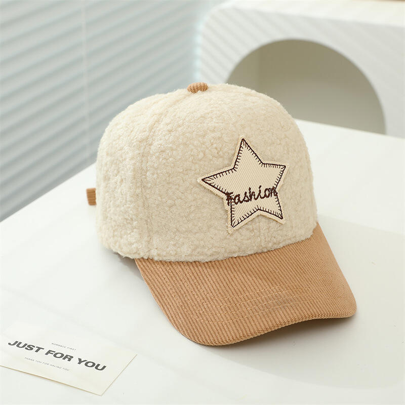 Low MOQ Custom Fleece Baseball Cap for Kids
