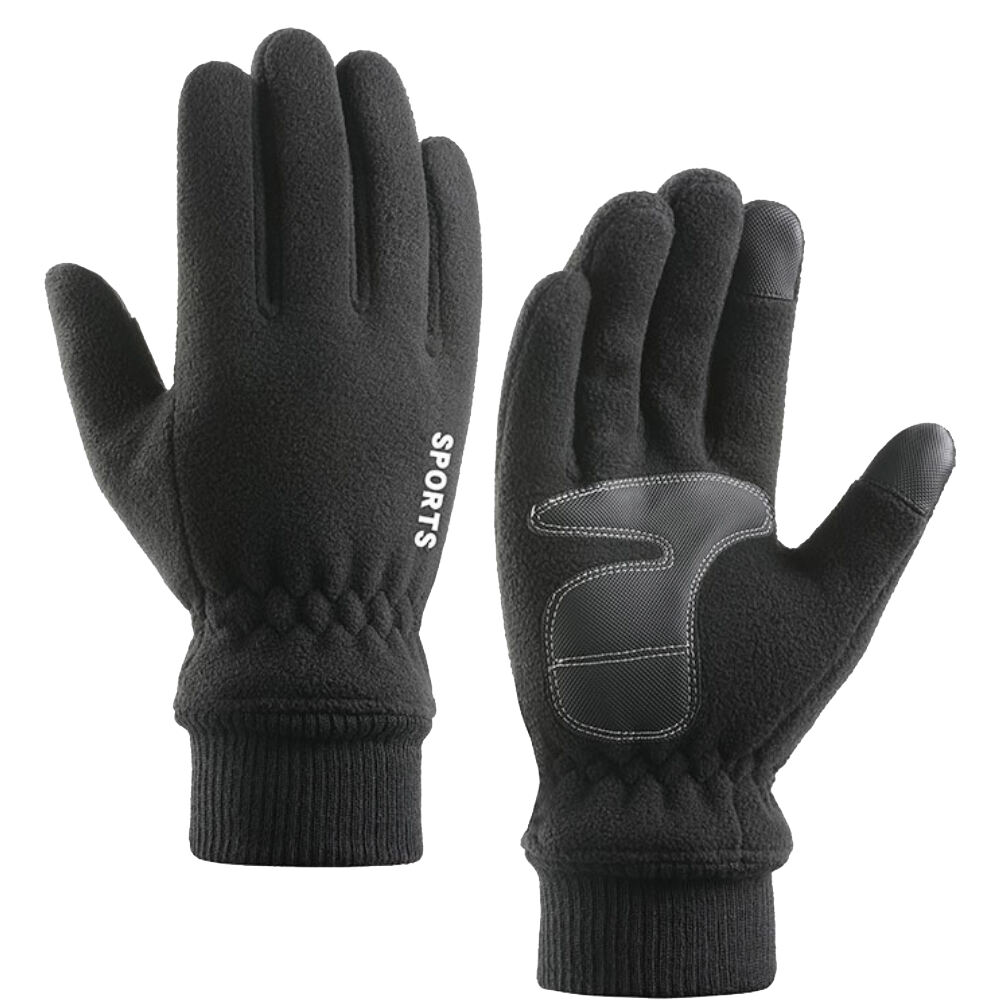 Fleece Non-slip Gloves For Sale