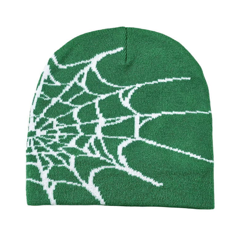 Knitted Jacquard Beanie Hat With Factory