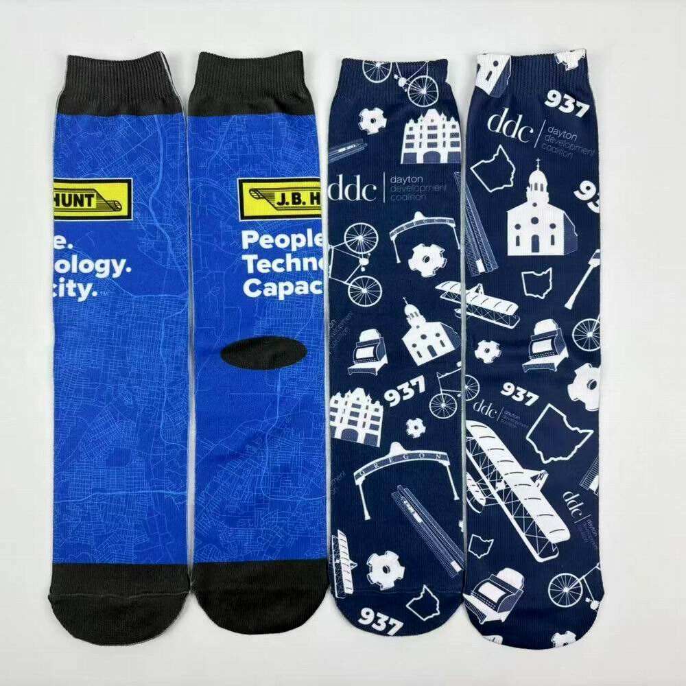 Custom Flat Sublimation Socks for Normal Use