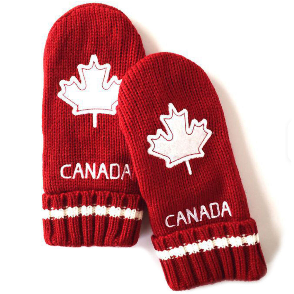 Customized Acrylic Mitten Gloves With Factory