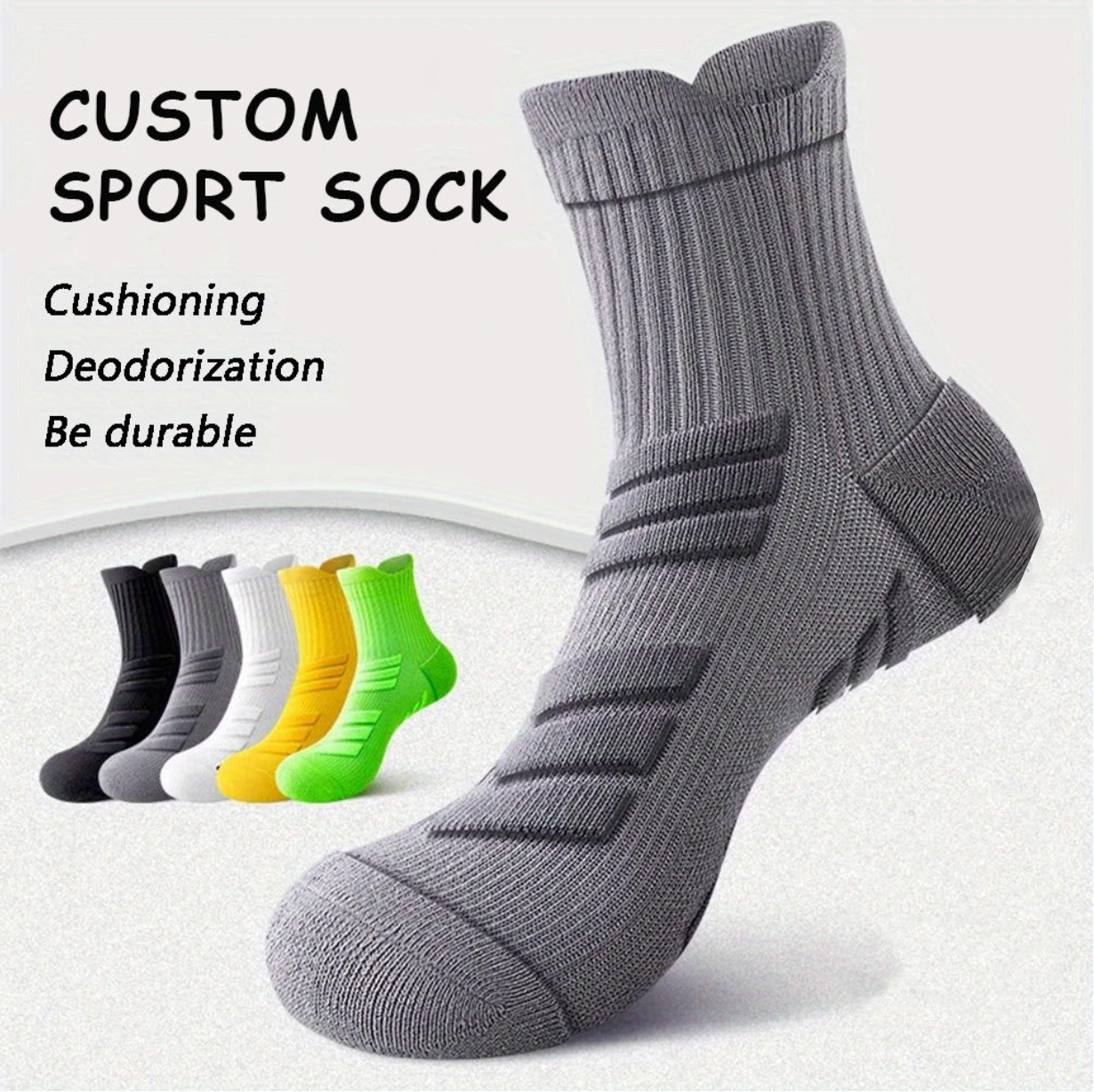 Custom Sport Anti-slip Socks With Factory