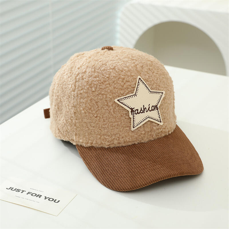 High Quality Custom Design Fleece Baseball Cap for Kids