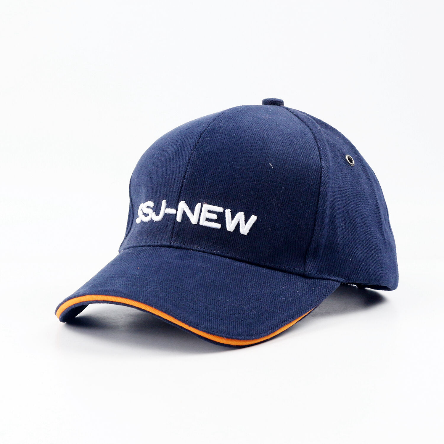  Men's Fashion Breathable Cotton Baseball Cap Custom Embroidered Logo Wholesale Sport Cap Curved Brim Printed Fabric