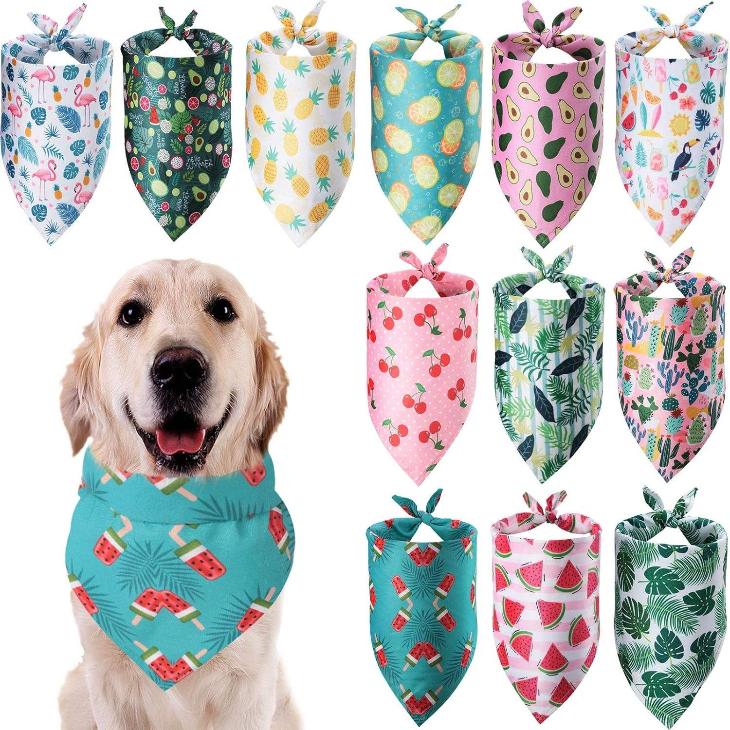 Custom Logo Cotton Triangle Dog Bandana For Wholesale