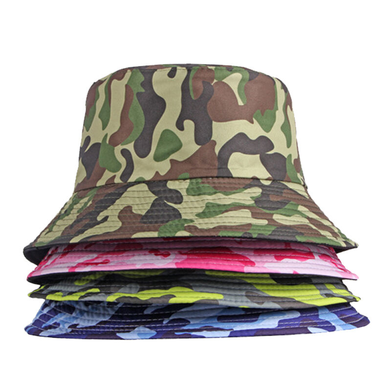 Oem Custom Logo Outdoor Fisherman Gorras Printed Adjustable Distressed Bucket Hat Men Winter