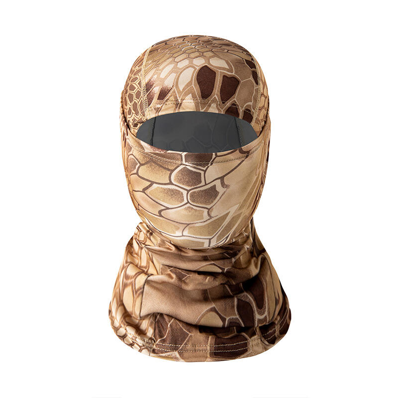 Grey Camouflage Balaclava Hat With Factory