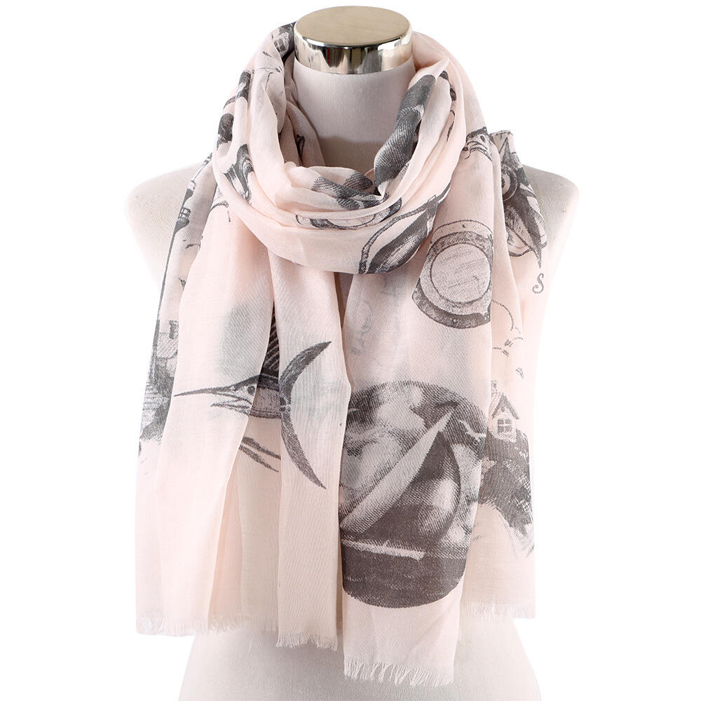 Custom Polyester Printing Shawl With Factory