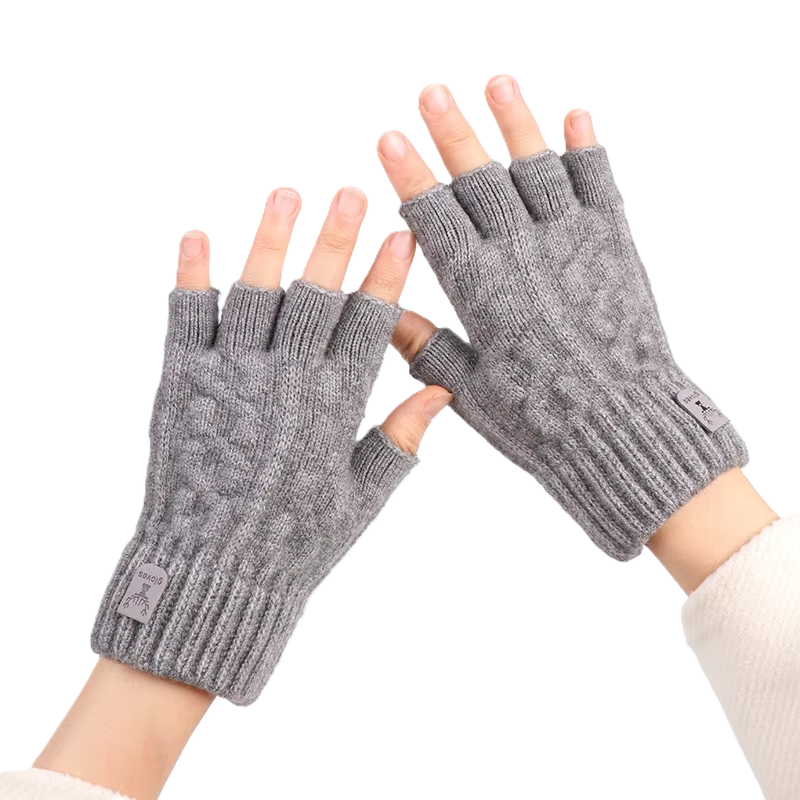 Knitted Custom Fingerless Gloves For Wholesale