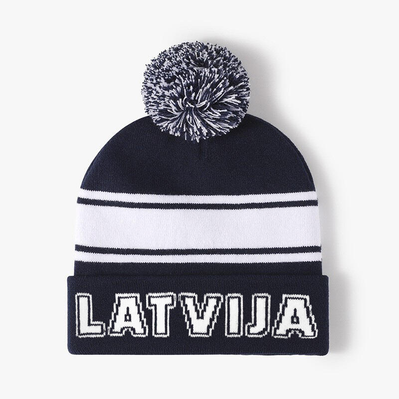 Logo Jacquard Beanie Hat With Factory