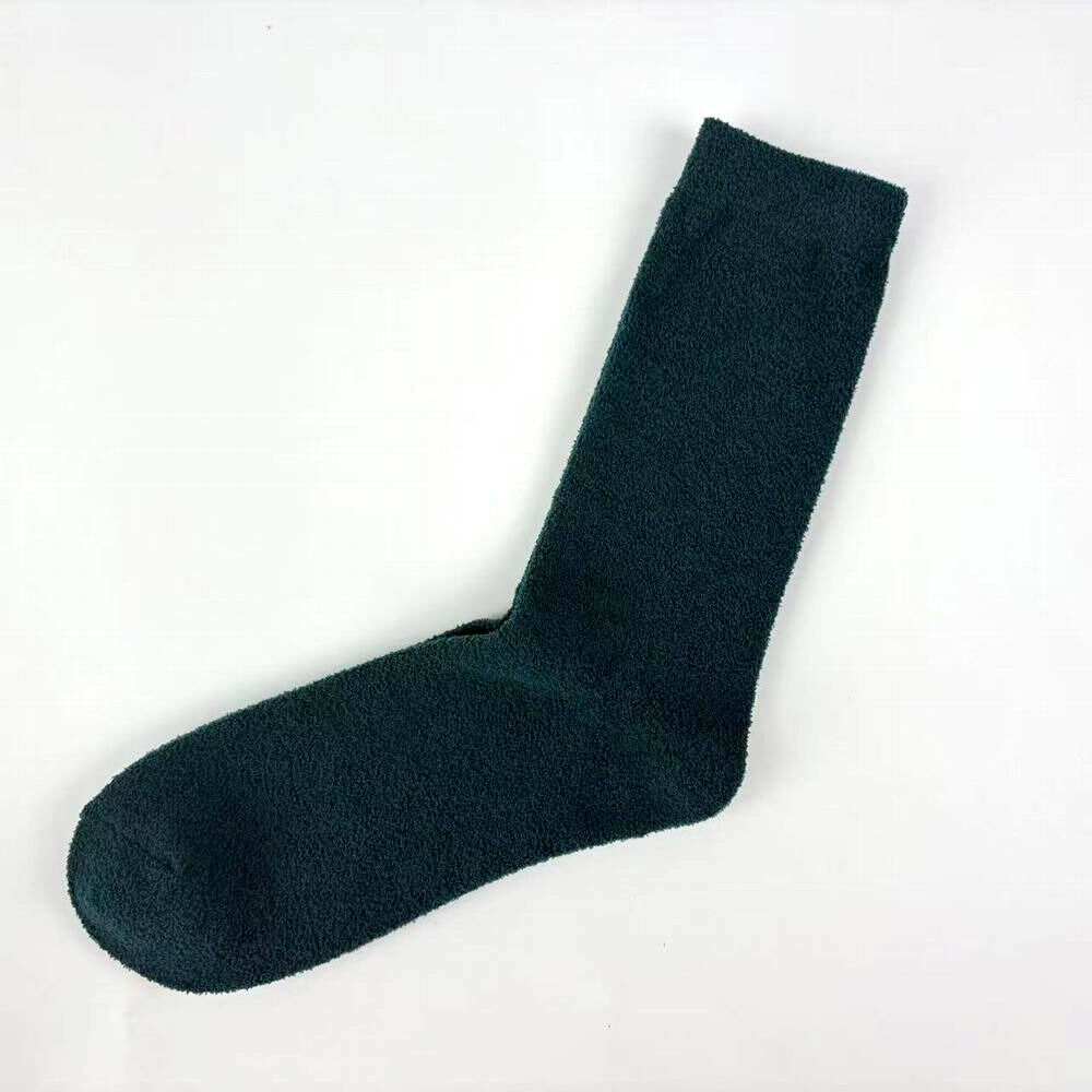 Custom Plain Design Fuzzy Socks for Normal Use