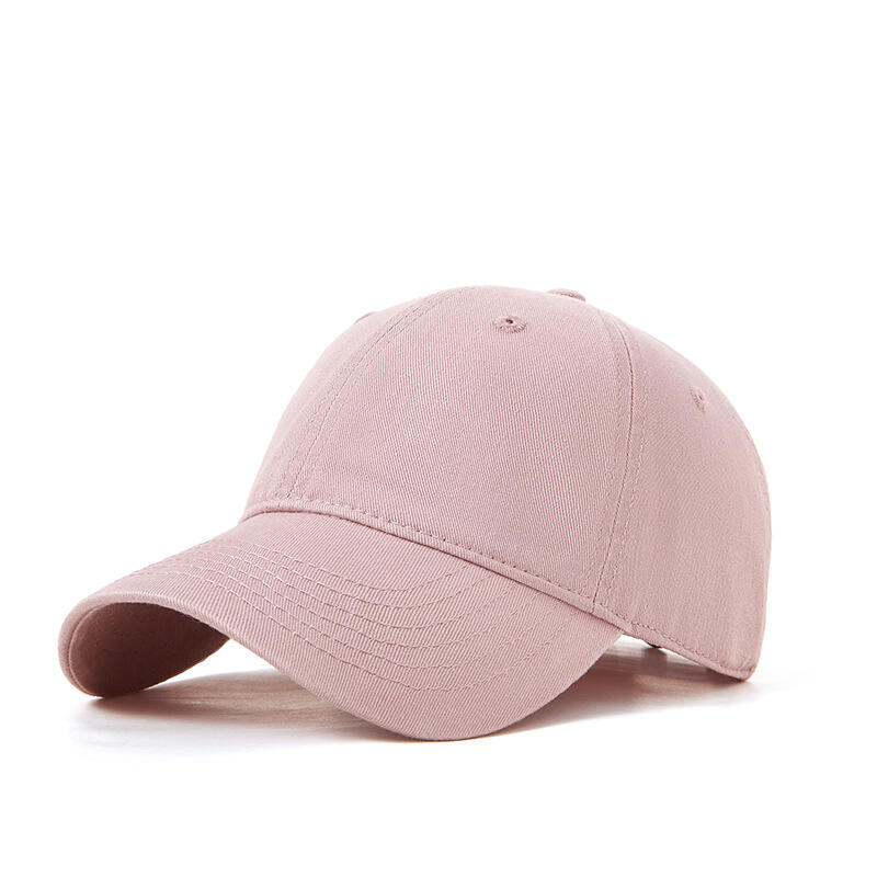 High Quality Pink Washed Baseball Cap for Women