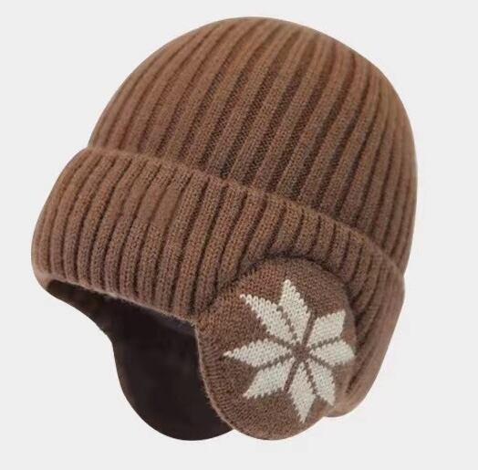 Jacquard Ear Beanie Hat For Sale