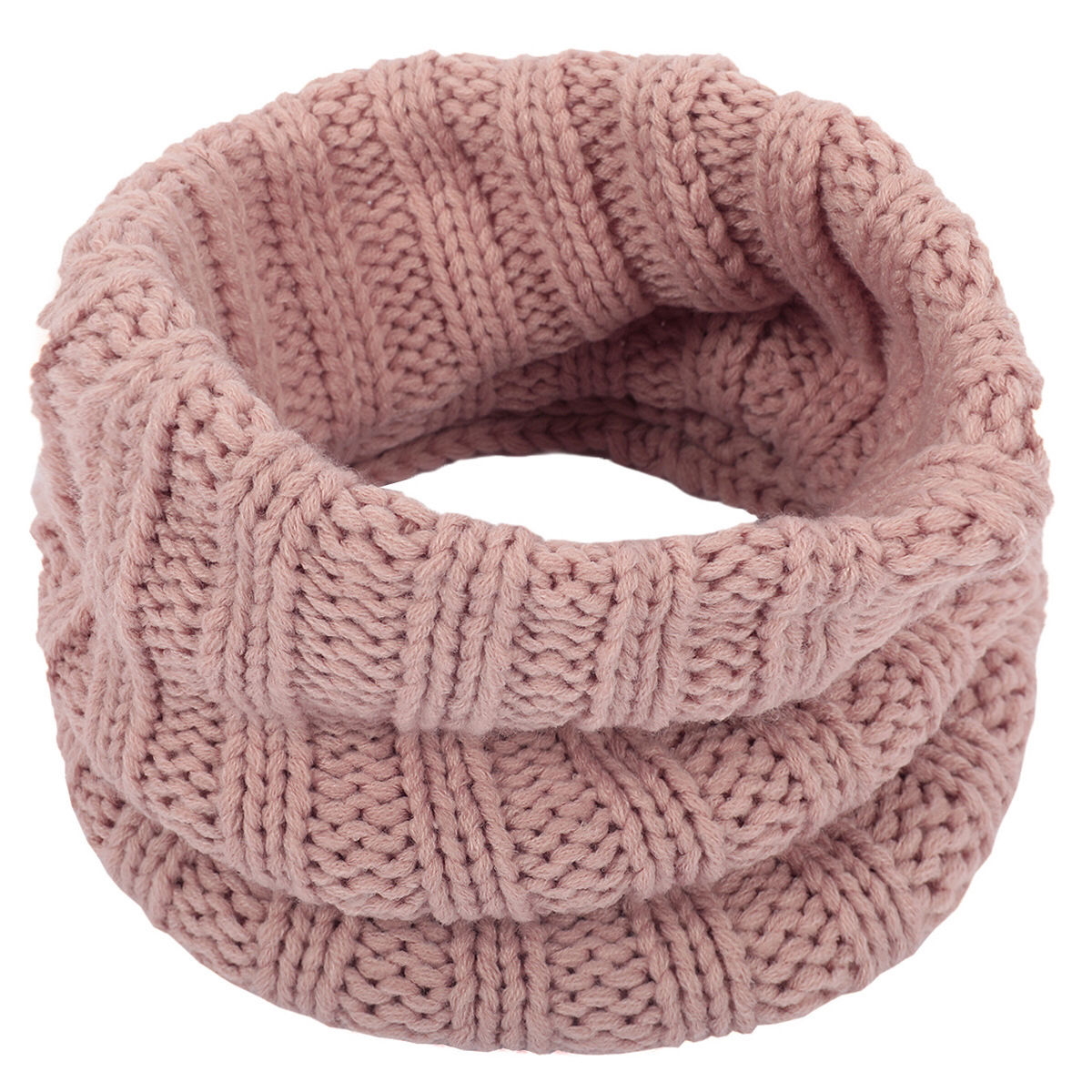Plain Color Acrylic Knitted Neck Warmer With Factory