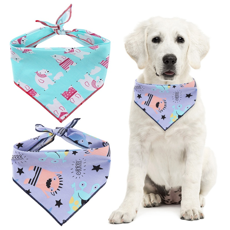 Printed Custom Triangle Bandana For Pet