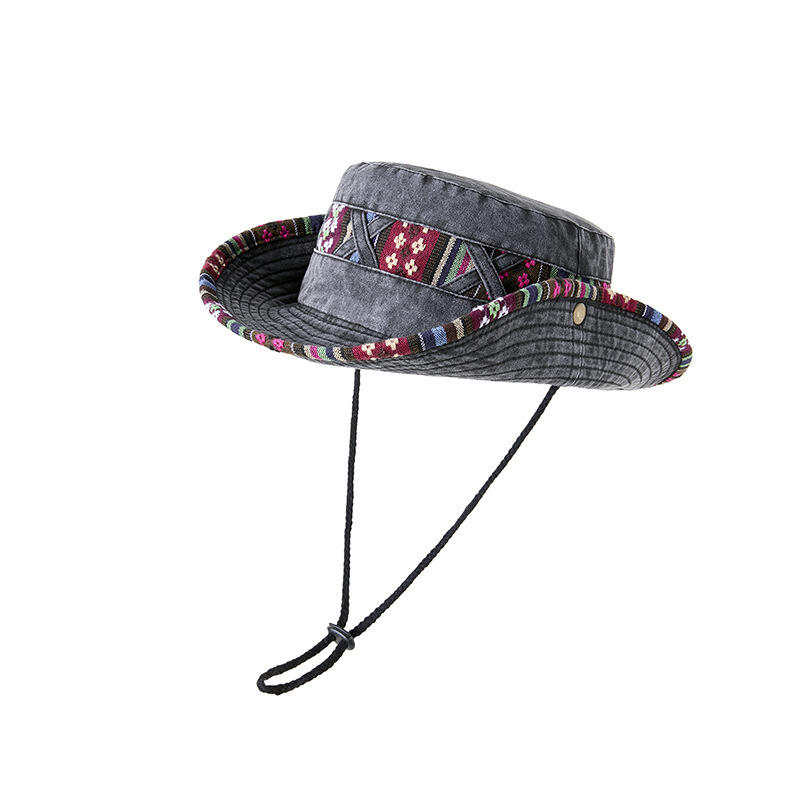 Custom Washed Cotton  OEM ODM Bucket Hats