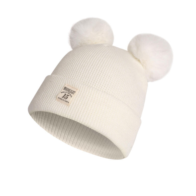 Baby Beanie Hat with PomPom For Sale