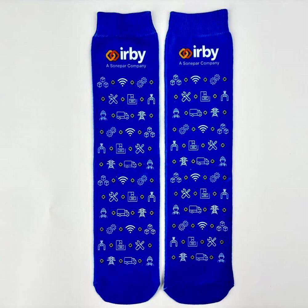 Custom Patterns Flat Sublimation Socks for Normal Use
