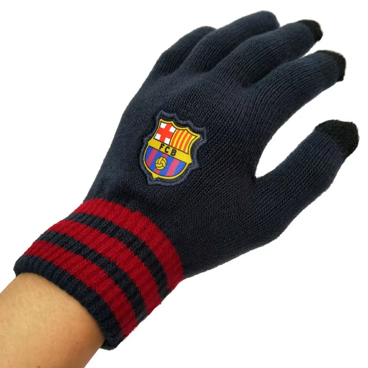 Woven Patch Knitted Magic Gloves For Club