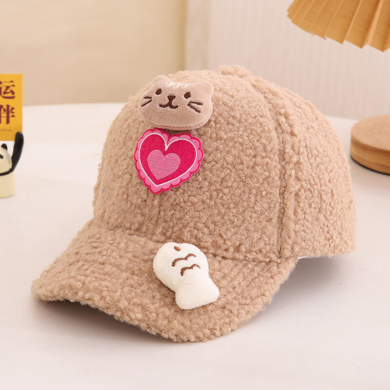 Fleece Custom Design Baseball Caps for Kids